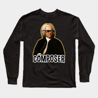 J. S. Bach Composer Long Sleeve T-Shirt